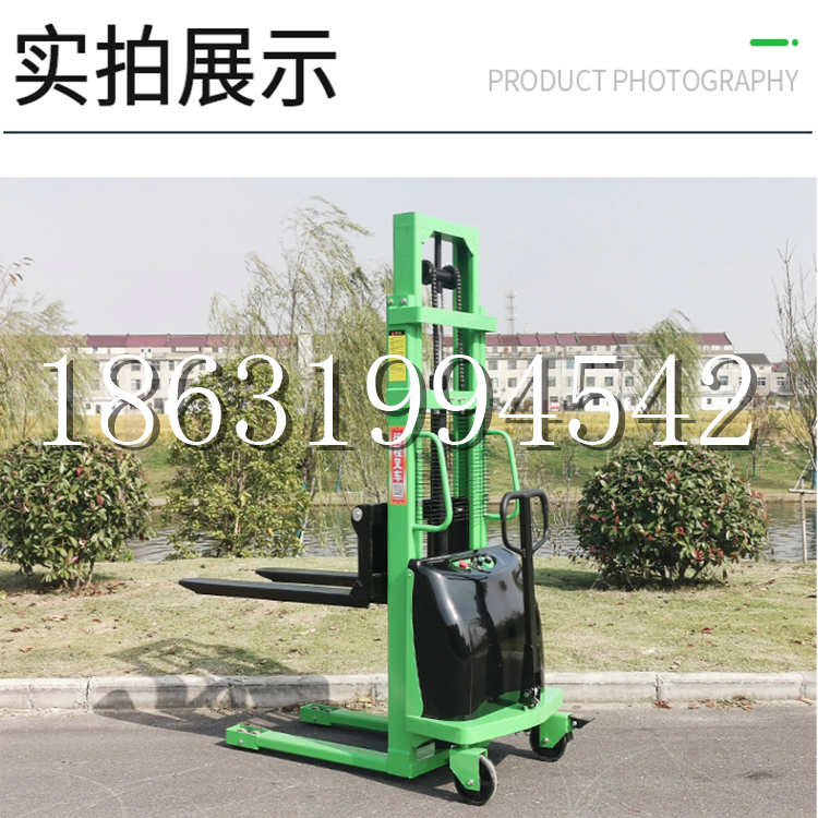 隆回县电动叉车堆高车液压铲车电瓶1吨2吨站驾步行式小型全自动叉车
